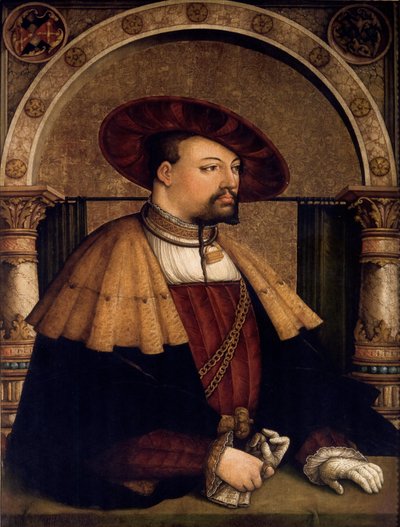 Portrait of Eitelfriedrich III of Zollern, 1561 by Josef Weis